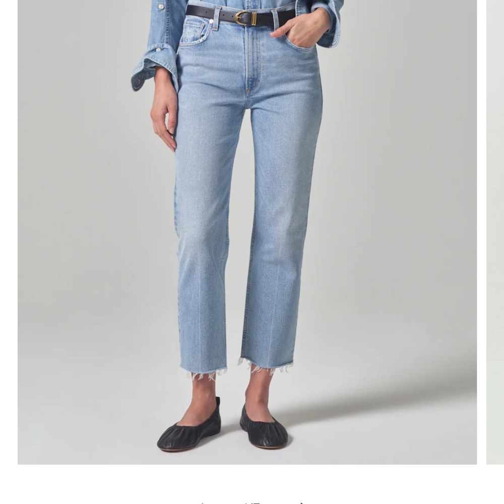 Citizens of Humanity High Rise Light Blue Jeans